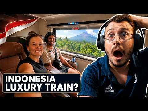 This Is a LUXURY Train in Indonesia?! 🇮🇩🤯