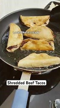 This is my most favorite tacos. Homemade Shredded Beef Tacos