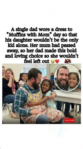 Single Dad Wins Father of the Year for This! 👗✨#shorts