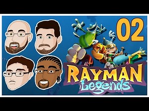 Rayman Legends - Part 2- GoofGroup 4 Player Co-op Lets Play