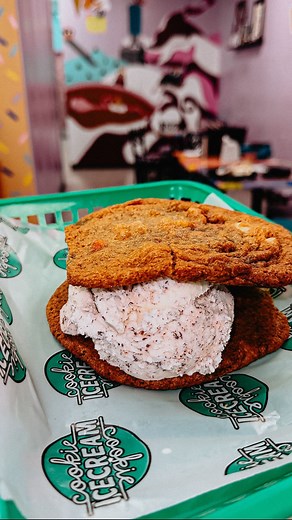 185K views · 5.1K reactions | Ice cream sandwiches as big as your head  • • • @cookiecookieicecream 懶 add to your list NOW. Homemade ice cream. Homemade cookies. Homemade everything. I took way too long to get here. #pittsburgh #pittsburghfoodie #pittsburghfood #icecream | Ana Eats Pgh | Facebook
