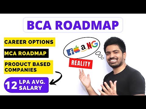 Complete BCA + MCA Roadmap | How you can crack Big Product based Companies after BCA🔥 Jobs & Salary