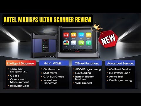 Autel MaxiSys Ultra Scanner Review | Full Features & Live Test |