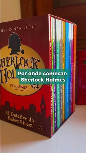 Acompanhe a ordem de leitura de Sherlock Holmes.📚 #livros #booktube #sherlockholmes