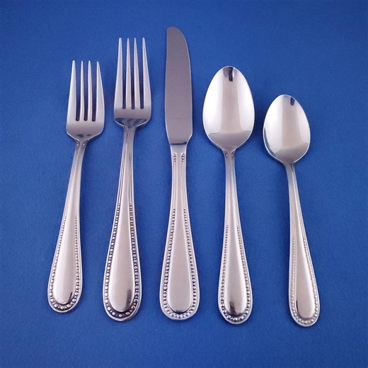 Choice ~ Oneida ALBERTA ~ Dinner Forks, Salad Forks, Dinner Knives, Soup Spoon, Teaspoons ~ Stainless Flatware ~ You Pick ~ See Item Details - Etsy