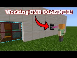 How To Make A Working EYE SCANNER In Minecraft!
