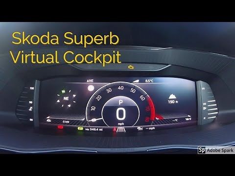 Skoda Superb virtual cockpit: how to set it up