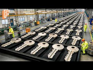 How High Security Keys Are Made Inside Massive Industrial Factory