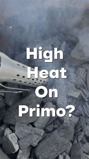 Some hot tips for maintenance after a high heat cook on Primo! | Primo Ceramic Grills