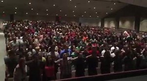 Practicing the SHS alma mater! | Springdale High School