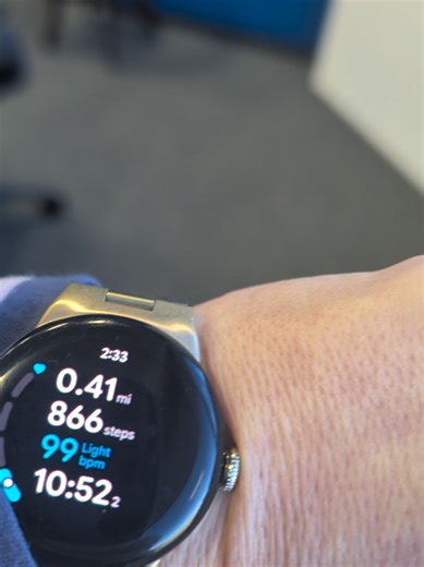 When you're on a conference call but need your steps. With every conference call I get in 1000 steps min