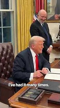 Trump signs executive order reversing Biden’s plastic straw ban #shorts