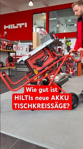😳 Ist das die BESTE AKKU TISCHKREISSÄGE der 🌍? HILTIs SCT 60-22 im SPEED CHECK! #shorts #diy