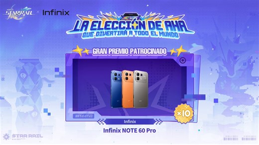 📱 «La elección de Aha» del tercer aniversario está en curso con un gran sorteo de 10 teléfonos.Gracias a Infinix por su patrocinio para estos Infinix NOTE 60 Pro × 10.*El premio Infinix NOTE 60 Pro está disponible en tres colores: Deep Ocean Blue, Solar Orange y Mist Titanium. Cada ganador recibirá solo un teléfono, y el color se asignará de forma aleatoria.