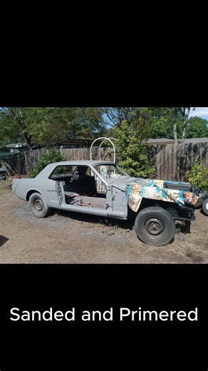 Backyard 1966 Mustang Rescue & Restoration (Exterior Paint - Start to Finish)