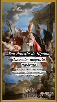 Know yourself, accept yourself, surpass yourself. Saint Augustine of Hippo