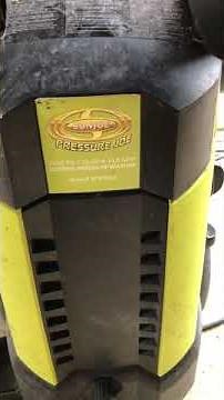 SunJoe Electric Pressure Washer Wont Start? EASY FIX