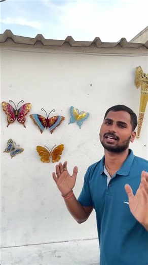 Set of 5 Butterfly Wall Decoration Showpiece | Elegant & Modern Wall Décor for Home