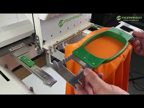 Promaker idea-x 12 needle system: Embroidery of a Shirt