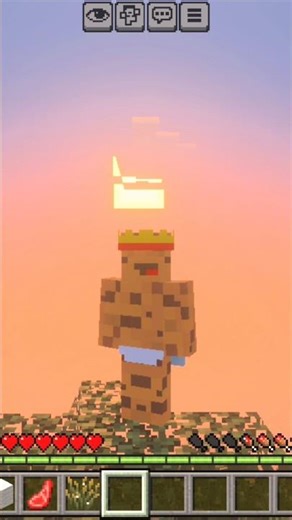 "Minecraft ka Sabse Sundar Sunset 🌅 #shorts #ytshorts