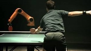 Watch a Pro Table Tennis Player Take Down a Robot Opponent