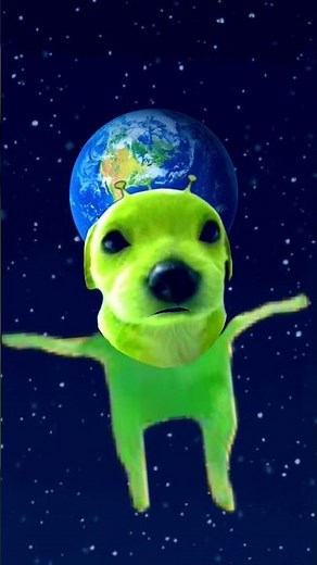 alien dog sings pretty little baby