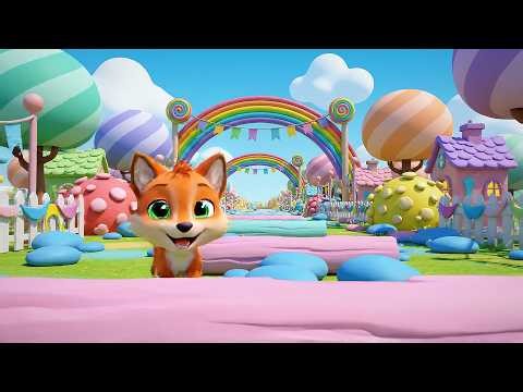 Five Little Wolves Run Run Run | Forest Animal Song & Kids Action Rhyme