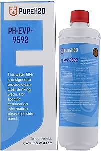 PureH2O RV Water Filter Compatible Replacement for Everpure EV959206 Under Sink Water Filter