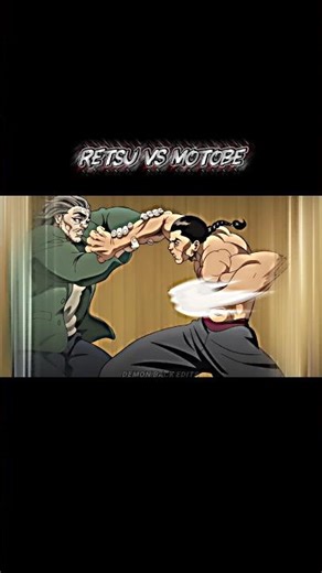 Retsu VS Motobe 🔥🔥💥 Baki-Dou: The Invincible Samurai arc #baki #bakidou #amv #shorts