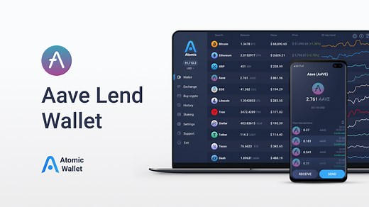 Aave Wallet App | Aave  Wallet For Desktop And Mobile | Atomic Wallet