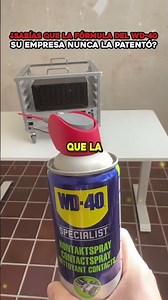 ¿Por qué la fórmula del WD-40 nunca fue patentada? 🔧 #curiosidades #viral #datos #marketing #shorts