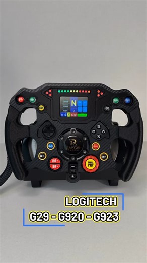 RaptoRacing on Instagram: "🏎️ Transforma tu Logitech en un volante PRO ¿G29, G920 o G923? Nuestro MOD Raptor F1 Pro lleva tu experiencia de simulación al siguiente nivel: ✅ Sensación de F1 real ✅ pantalla 3 pulgas ✅ Instalación simple y rápida ✅ 17 leds y 9 botones extras 🌍 Envíos a todo el mundo Descubre todos los detalles 👉 www.RaptoRacing.CL #logitech #g29 #simhub #simracing #f1"