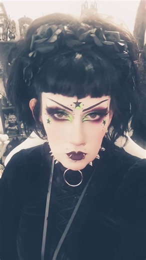 goth with colours #gothiceternity #goth #gothfashion #gothgirl #makeuplook #subcribe