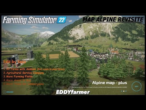 FS22 LA MAP ERLENGRAT MODIFIEE 😍👌 (présentation de map) [1080P]