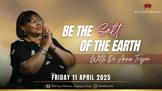 "Be the salt of the earth." In a deeply moving moment, our matriarch Dr. Anne Tryon (Ma Anne) poured out her heart to the spiritual sons and daughters — calling us to awaken, to arise, and to be watchmen on the wall. This is more than encouragement — it's a commissioning. We are the remnant. The glory carriers. The salt that preserves, flavors, and transforms. Let us live differently. Let us speak intentionally. Let us move by the power of the Holy Spirit and be seen as those who shine with His 