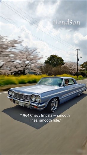 "1964 Chevy Impala — smooth lines, smooth ride."