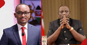 Kenyans impressed by journalist Sam Gituku after tackling Ruto during interview
