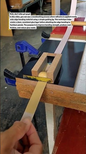 Amazing Edge Banding Glue Application Process | Smart Woodworking Technique.
