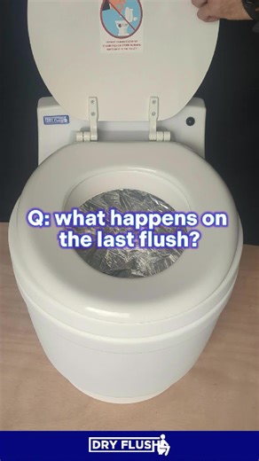 Dry Flush Toilet: Last Flush & Easy Cartridge Swap