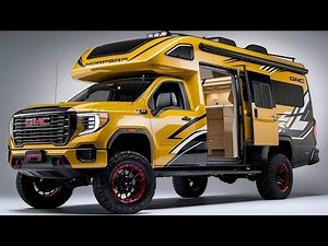 2025 GMC Motorhome Camper Unveiled - Most popular Camper Truck!
