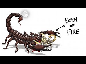 🦂The Desert Scorpion's Midnight Hunt | Born of Fire | 2D Wildlife Documentary🌙