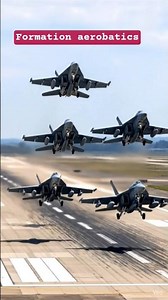 “Formation Flight Ka Jadoo – 4 Fighters Together”#aeroplane #aerobatics #pilot #fighterjet