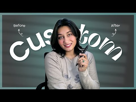 How to customize a font in illustrator | including right tools