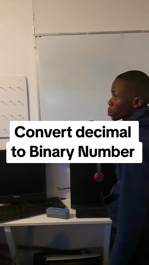converting decimal to binary #softwaredeveloper #coding #africa #southafrica