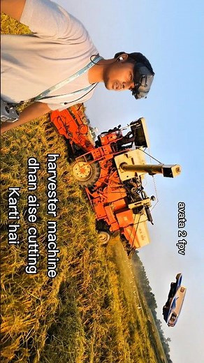 Drone View Farming | Harvester Action 🚜🌾🚁