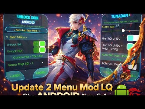 [Android Menu] - Update 2 Menu Mod Skin + Map Hack LQ for Android - Latest Season 1 | Tumadam
