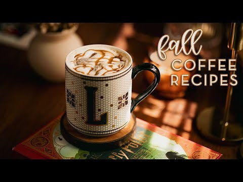 Butterbeer Latte, Fall Spice Syrup, and Pumpkin Sauce | Fall Coffee Recipes