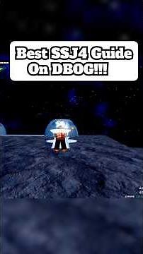 The BEST GUIDE To Get Ssj4 (dbog) #roblox #dbog #robloxgames