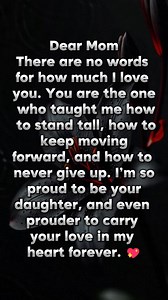 Dear Mom... | Moments with Mom