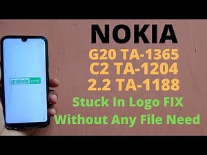Nokia 2.2 C2 G20 Stuck On Logo Fix |Nokia Ta-1365 Ta-1204 Ta-1188 Hang On Logo Solution Easy Method